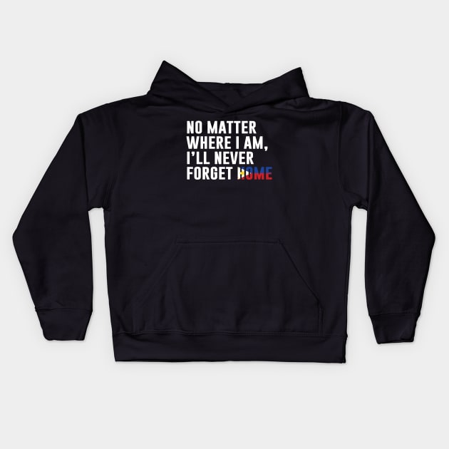 Philippines is home Kids Hoodie by Cahyma